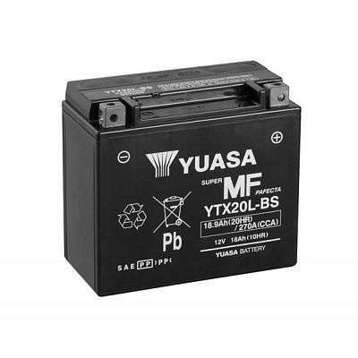 Мото YUASA MF YTX20L-BS (CP) фото 400x400